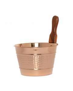 Luxury Finnish Sauna Bucket in Copper