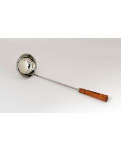 Luxury Finnish Sauna Ladle in Stainless Steel with Wood Handle