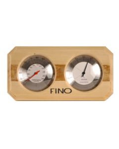 One Dial Stainless Steel Sauna Thermometer / Hygrometer