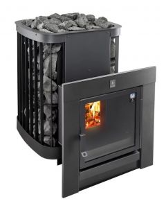 Polar Wood Burning Sauna Stove Saga 22T Tunnel Feed