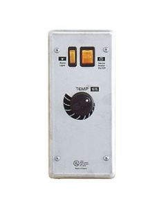 PSC-Club: Flush Mount, ON/OFF switch, thermostat, light switch, indicator light.