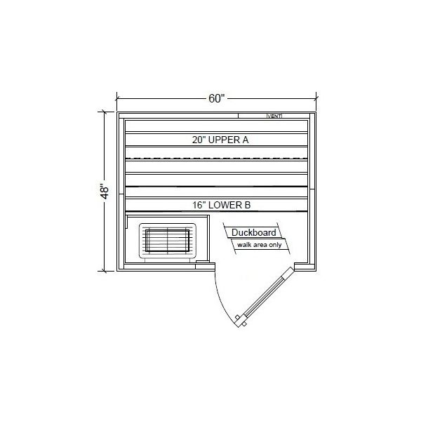 Polar PB45 Outdoor Pre-Built Sauna