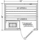 Polar PB45 Outdoor Pre-Built Sauna