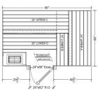 5x8 Clear Western Red Cedar Custom Sauna Kit