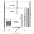 8x8 Clear Western Red Cedar Custom Sauna Kit