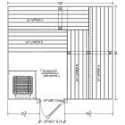 8x9 Clear Western Red Cedar Custom Sauna Kit