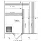 9x9 Clear Western Red Cedar Custom Sauna Kit