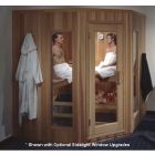 Polar PB66 Corner 5-Sided Pre-Built, Modular Sauna Room