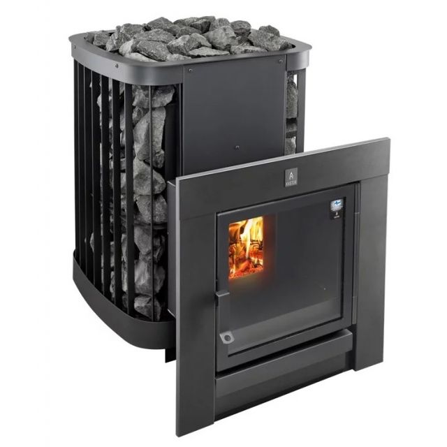 Polar Wood Burning Sauna Stove Saga 22T Tunnel Feed