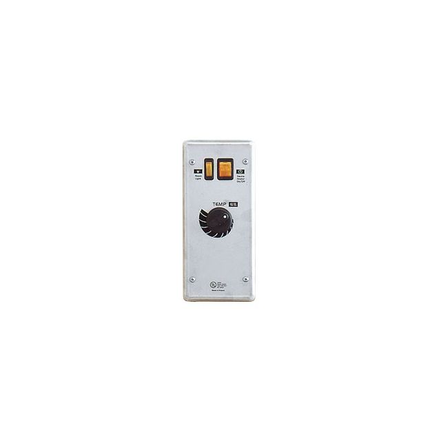 PSC-Club: Flush Mount, ON/OFF switch, thermostat, light switch, indicator light.